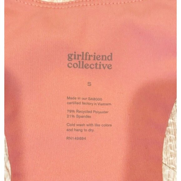 Girlfriend Collective Paloma Racerback Sports Bra Size Small - Picture 3 of 5
